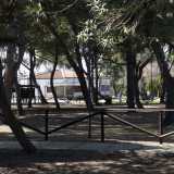 ...non vi sono tavolini per fare pic-nic